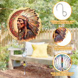 Powwow Storenat240621 m001 chief native vintage wind spinner