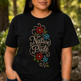 Native Pride Floral Vine Native American-Inspired 2D T-Shirt TSm050