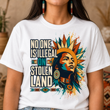 Vintage Chief Graphic Native American-Inspired 2D T-Shirt TSm001