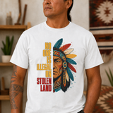 Chief Headdress Portrait T-Shirt Native American-Inspired TSm002