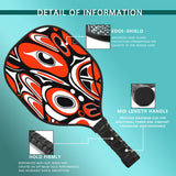 Orange Northwest Native American Pickleball Racket