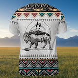 PBT-0043v2 Bison Native American 3D T-shirt
