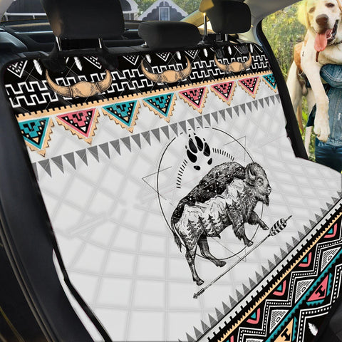 PBT-0043v2 Bison Native American Pet Seat Cover