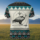 PBT-0043v4 Eagle Native American 3D T-shirt