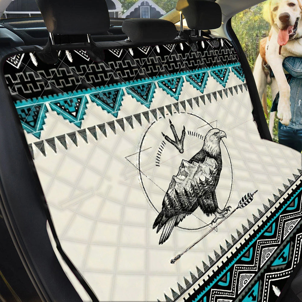 PBT-0043v4 Eagle Native American Pet Seat Cover