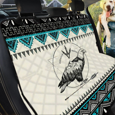 PBT-0043v4 Eagle Native American Pet Seat Cover