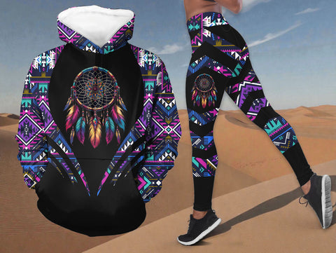 PBT-0049v2 Dreamcatcher Native American Hoodie Leggings Set