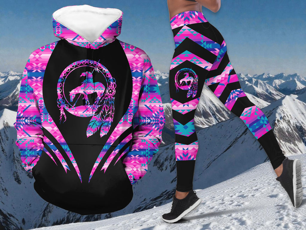 PBT-0051 Trail of Tears Native American Hoodie Leggings Set