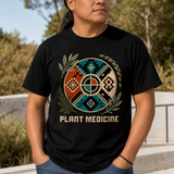 Plant Medicine Wheel Native American-Inspired 2D T-Shirt TSm045