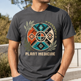 Plant Medicine Wheel Native American-Inspired 2D T-Shirt TSm045