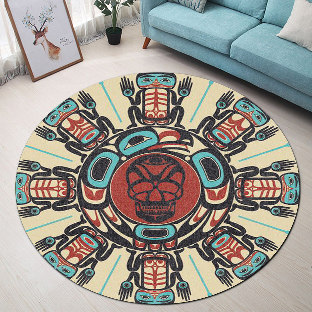 RCT0003 Mandala Native American Round Carpet