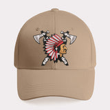 Red Chief Native American Embroidered Cap