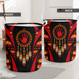 Red Hand Dreamcatcher Native American Laundry Basket DS260731M12