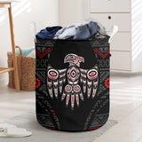 Red Thunderbird Native American Laundry Basket DS260731M07