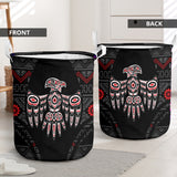 Red Thunderbird Native American Laundry Basket DS260731M07