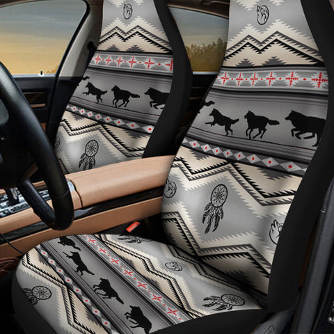Running Wolves S Native American-Inspired Car Seat Cover – DS260519M04
