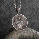 Retro Hollow Feather Native American Pendant Necklace Unisex Fashion Jewelry