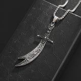 Retro Hollow Feather Native American Pendant Necklace Unisex Fashion Jewelry