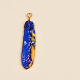10pcs Colorful Bohemian Ethnic Feather Charms - Romantic DIY Jewelry Pendants