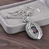 Retro Hollow Feather Native American Pendant Necklace Unisex Fashion Jewelry