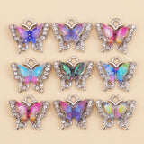 10pcs Colorful Bohemian Ethnic Feather Charms - Romantic DIY Jewelry Pendants