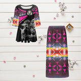 SFH00081 Native American Ladies Two Piece Suit