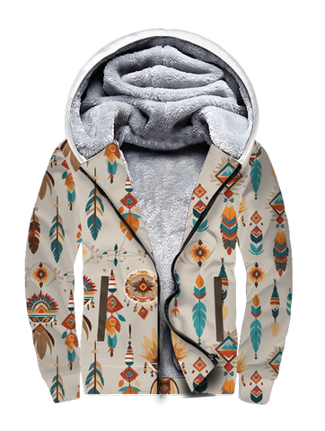 SFH00090 Native American 3D Fleece Hoodie