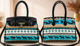 SFH0032 Running Horses Native American Women Handbag
