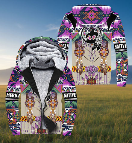 SH251120M04 Trail of Tears Native American 3D Fleece Hoodie