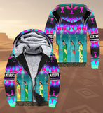 SH251121M08 Women Native American 3D Fleece Hoodie
