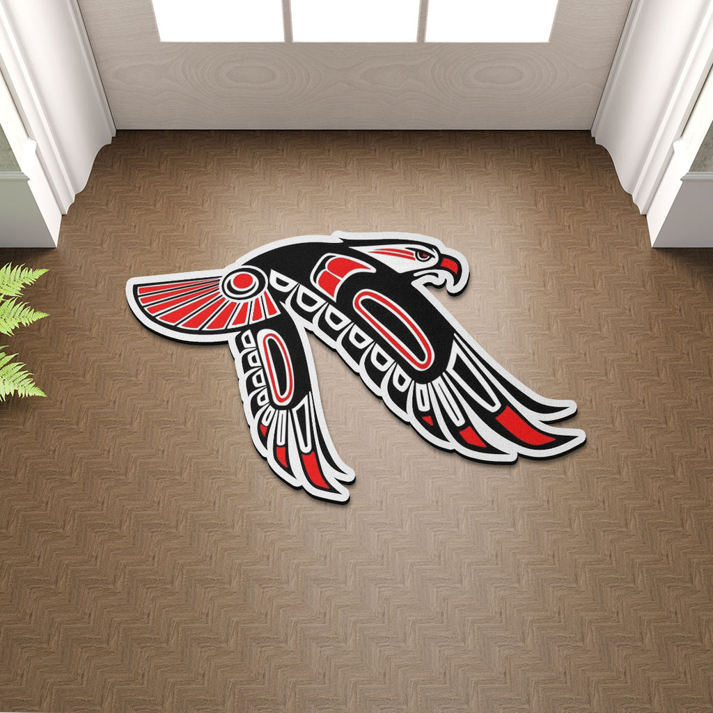 SM250512M15 Eagle Native American Shaped Mat