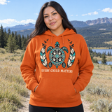 Sacred Turtle Island Healing Feathers Native American-Inspired 2D Hoodie HDm034