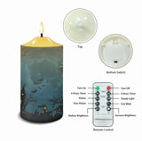 N7-05 Pattern Native American Bullet candles - Set of 3