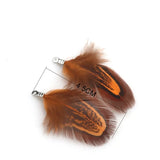 Natural Feather Tassel Charms – 12 Pcs Set for Earrings, Necklaces & Crafts