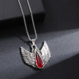 Retro Hollow Feather Native American Pendant Necklace Unisex Fashion Jewelry