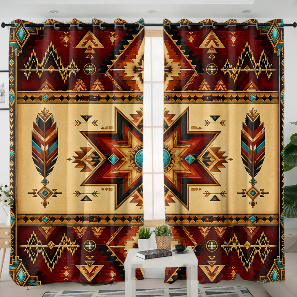 Southwest Native American Living Room Curtain DS260714M03