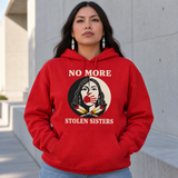 Split Light Circular Feather Portrait Native American-Inspired 2D Hoodie HDm021