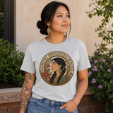 Strong Indigenous Women Art Nouveau Native American-Inspired 2D T-Shirt TSm063