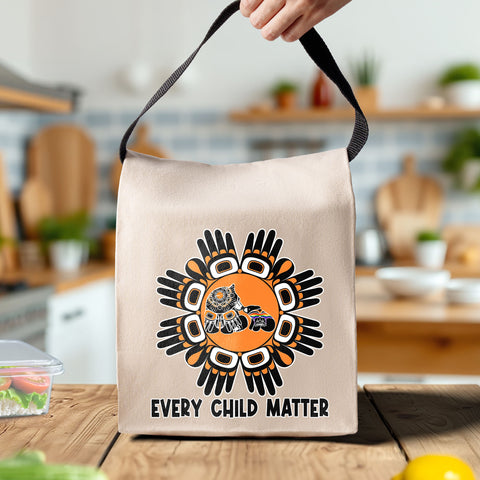 TS00101 Orange Day Every Child Matters Native American Canvas Lunch Bag