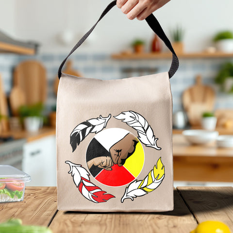 TS0071 Native American Canvas Lunch Bag