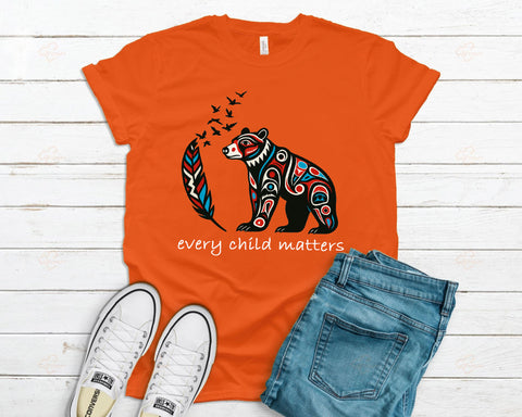 TS250916M01 Mama Bear Every Child Matters 2D T-Shirt