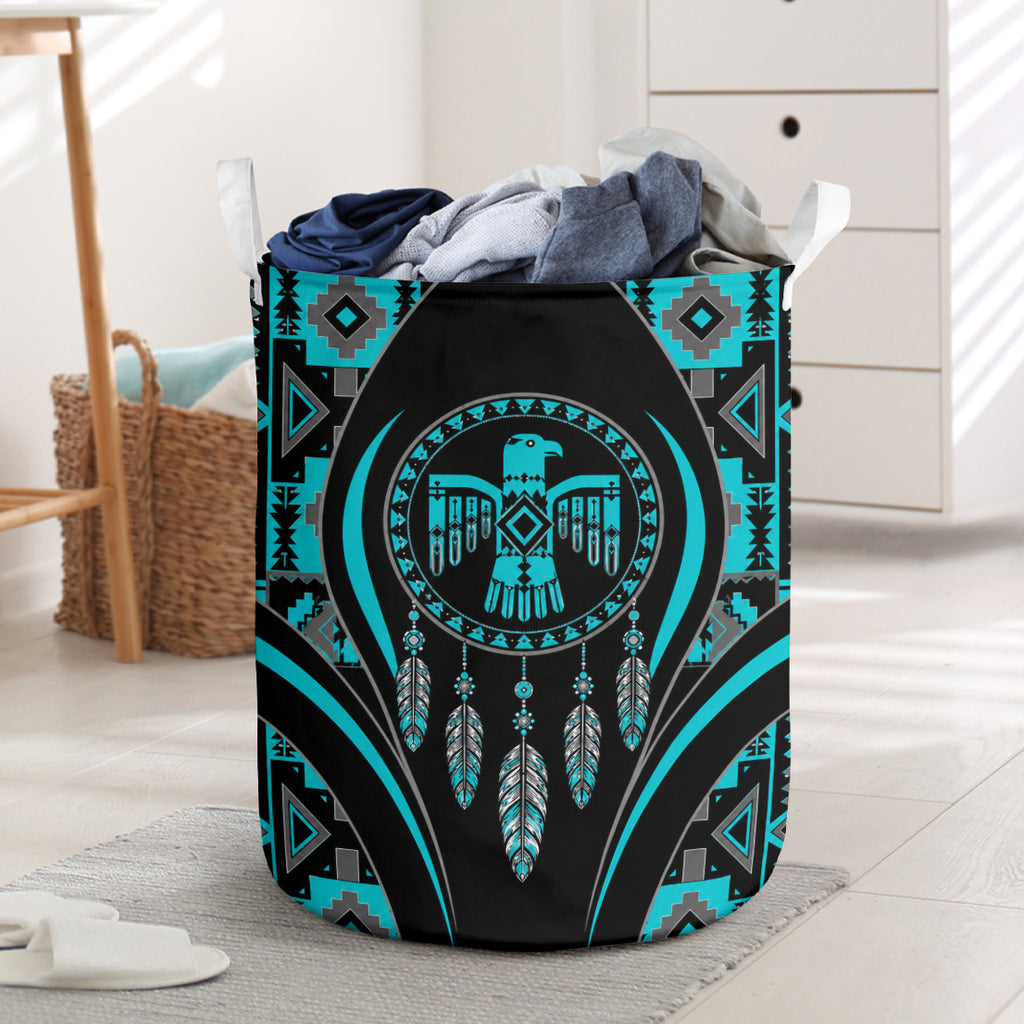 Thunderbird Dreamcatcher Native American Laundry Basket DS260731M14