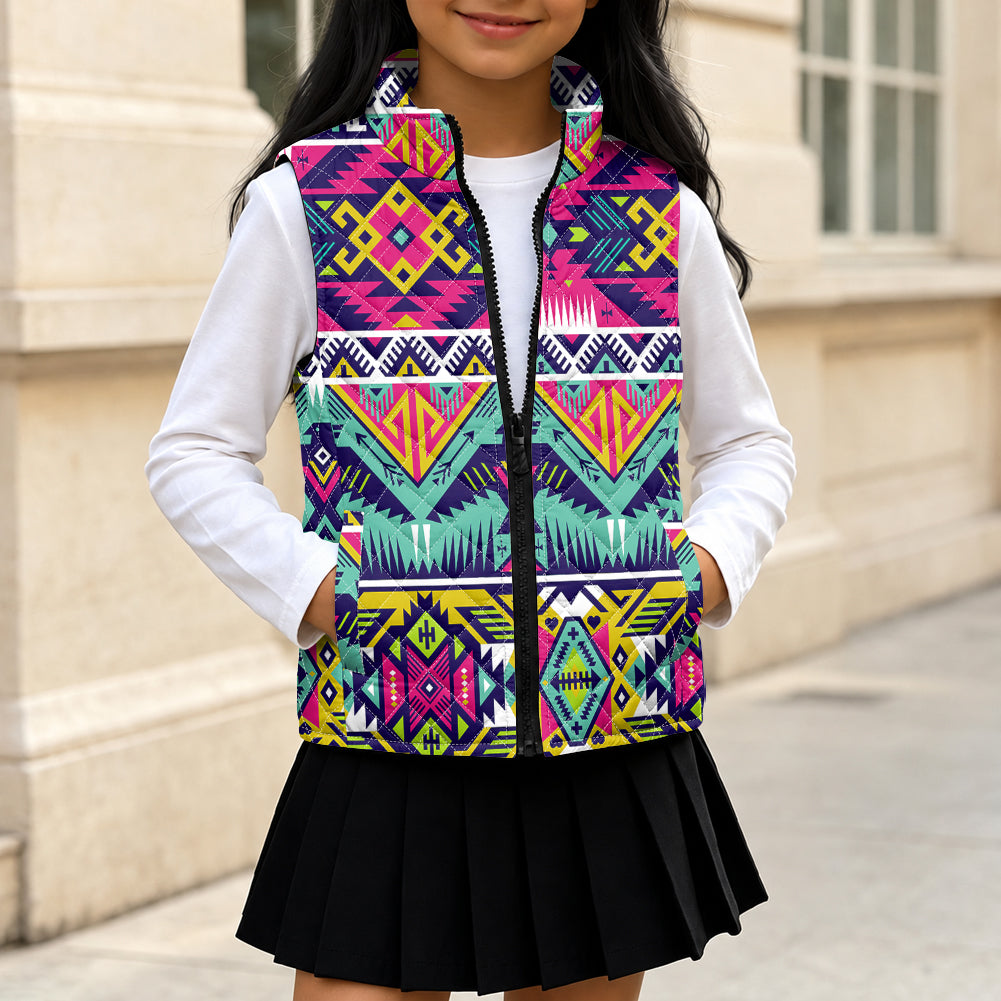 Thunderbird Native American-Inspired Children's Quilted Lightweight Vest GB-NAT00071