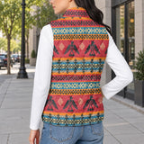 Thunderbird Native American-Inspired Women's Quilted Jacket Vest GB-NAT00029