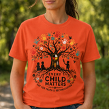 Tree of Life Handprints Art Native American-Inspired 2D T-Shirt TSm010