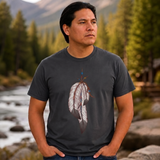 Tribal Feather Native American-Inspired 2D T-Shirt TSm046