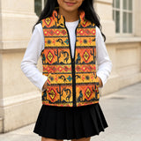 Tribal Pattern Native American-Inspired Children's Quilted Lightweight Vest GB-NAT00231-01