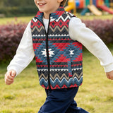 Tribal Pattern Native American-Inspired Children's Quilted Lightweight Vest GB-NAT00529