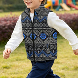 Tribal Pattern Native American-Inspired Children's Quilted Lightweight Vest GB-NAT00595v4