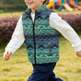 Tribal Pattern Native American-Inspired Children's Quilted Lightweight Vest GB-NAT00601